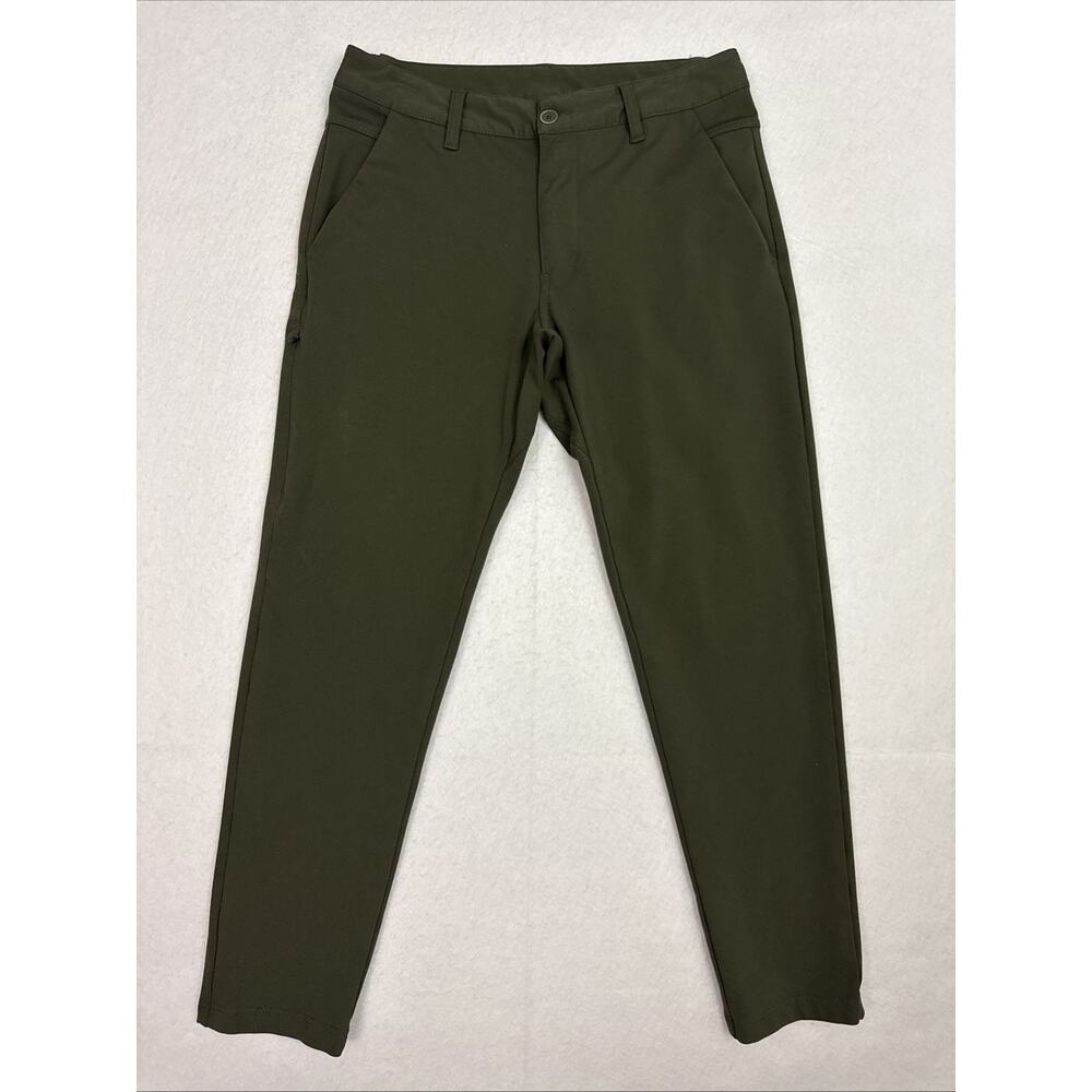 BYLT Everyday Pant 2.0 Mens Medium Green Slim Fit Stretch Casual Work Pants